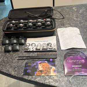 InStyler TopStyler Heated 15 Ceramic Styling Shells in Heating Case